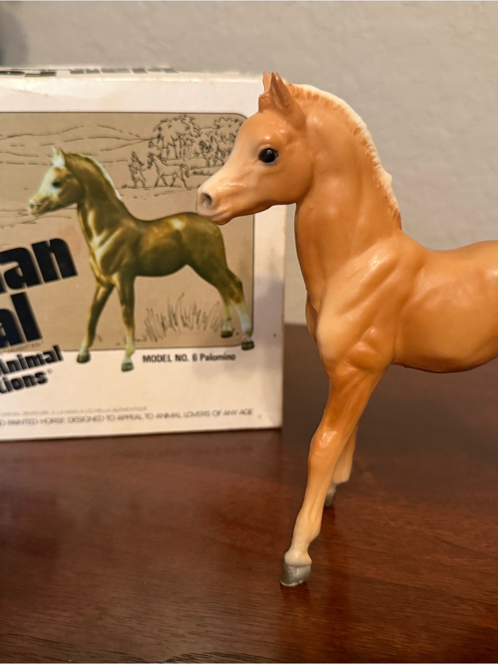 Breyer Palomino Foal Figure - Tan and Cream